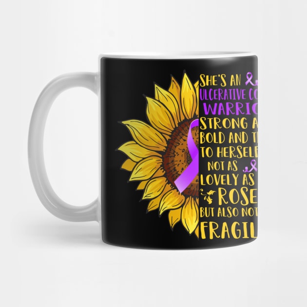 She's An Ulcerative Colitis Warrior Support Ulcerative Colitis Warrior Gifts by ThePassion99